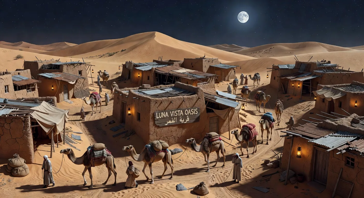 Moonlit Desert